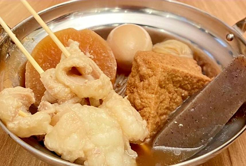 興梠:博多もつ串おでん